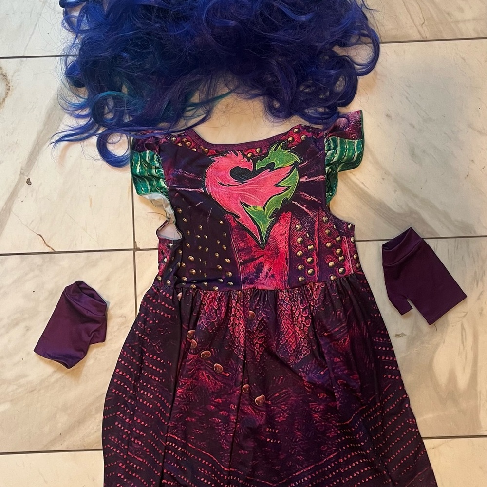 Disney Purple and Green Enchanted Costume